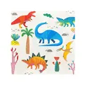 Produktbild: Talking Tables Dinosaurier Servietten im 20er-Pack, Geburtstags Dino Servietten Größe 33 cm - Dino Geburtstag und Dino Party Deko - Ideale Unisex Kindergeburtstag Deko für Jungen oder Mädchen