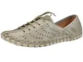 Produktbild: Gemini Damen Schnürschuh Lederschuh Flexible Laufsohle luftiges Muster 031218-02, Größe:37 EU, Farbe:Grau