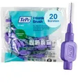 Produktbild: TePe Interdentalbürsten Original Zahnreinigungsstäbchen aus Schweden, Effiziente Zahnpflege, ISO-Größe 6, 20 Stk. lila Ø 0.11 mm
