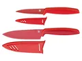 Produktbild: WMF Messer-Set Touch, 2-teilig, rot, 1 x Allzweckmesser, 1 x Kochmesser