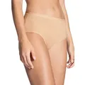 Produktbild: CALIDA High-Waist-Slip Natural Comfort elastische, Single Jersey Qualität, Cotton-Mix, weich, pillingarm beige L (48/50)