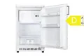 Produktbild: Unterbau Kühlschrank 82L Gefrierfach D dekorfähig H81,5cm LED weiß