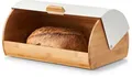 Produktbild: Zeller Present Brotkasten, Bambus, Metall, (1-tlg), Maße ca. 39 x 27 x 19 cm