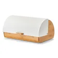 Produktbild: zeller Brotkasten BAMBOO weiß BHT 39x27x19 cm weiß Brotkorb Brotbox
