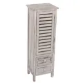 Produktbild: Mendler Kommode Schrank, 90x30x25cm, Shabby-Look, Vintage - weiß