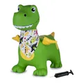 Produktbild: Jamara Hüpftier Dino mit Flügel HoppyDoo mit Pumpe grün