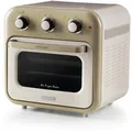 Produktbild: Ariete Heißluftfritteuse 4632CR, 1400 W, Vintage Heißluft-Fritt., Backofen und Rotisserie in Einem, 16 L, cream