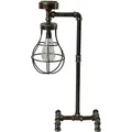 Produktbild: Solar Stehlampe aus Gusseisen im Rohr Design - Vintage