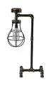 Produktbild: Solar Stehlampe aus Gusseisen im Rohr Design - Vintage Garten Leuchte 57 cm - Industrial LED im Retro Stil