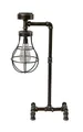 Produktbild: Spetebo LED Solarleuchte LED Solar Stehlampe aus Gusseisen - 57 x 33 cm, Einschaltautomatik, LED, warmweiß, Garten Leuchte im Industrial Design