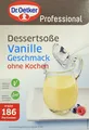 Produktbild: Dr. Oetker Professional, Dessertsoße Vanille-Geschmack, Ohne Kochen, Soßenpulver in 1 kg Packung, 1-39-206072