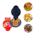 Produktbild: Mini Waffeleisen In Form Von Mickey Mouse Antihaftbeschichtet Für Kinder Einfach