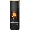 Produktbild: Kaminofen Justus Faro W+ 2.0 raumluftunabhängig schwarz Sandstein 7kW - Beige