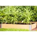 Produktbild: NOOR upyardTM Hochbeet Palettenrahmen Wandstärke 15 mm 120 x 80 cm natur - Braun