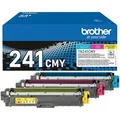 Produktbild: Brother 241 Originaltoner Rainbowpack cyan, magenta, gelb