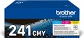 Produktbild: Brother TN241CMY - 3er-Pack - Gelb, Cyan, Magenta - original - Tonerpatrone - für Brother DCP-9015, DCP-9020, HL-3140, HL-3150, HL-3170, MFC-9140, MFC-9330, MFC-9340