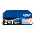 Produktbild: Brother Original TN-241CMY Toner Multipack mit 3 Tonern Cyan/Magenta/Gelb, für b
