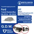Produktbild: Für FORD Transit Kasten/Bus V363 / FAD / FBD 16- AHK starr +7pol spez E-Satz PKW