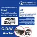 Produktbild: Für FORD Transit Kasten/Bus V363 / FAD / FBD 13- AHK starr +13pol sp. E-Satz TOP