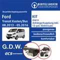 Produktbild: Für FORD Transit Kasten/Bus Typ V363 / FAD / FBD 13- AHK starr +13pol sp. E-Satz
