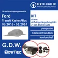 Produktbild: Für FORD Transit Kasten/Bus V363 / FAD / FBD 16- AHK starr +7pol sp. E-Satz TOP