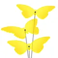 Produktbild: 3 Stück SUNPLAY Sonnenfänger Ø20cm Suncatcher Gartenstecker Schmetterlinge GELB