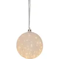 Produktbild: Eglo LED-Weihnachtskugel für Innen, beleuchtete Glaskugel zum Aufhängen ø 20 cm, Leuchtkugel zum Hängen, warmweiß, Strom-Betrieb
