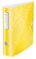 Produktbild: Leitz Qualitäts-Ordner 180° Active WOW, A4, Breit, Abgerundeter Rücken, 8,2 cm breit, Gummibandverschluss, Leichtes Polyfoam, Plastik-Ordner, WOW Serie, Gelb, 11060016