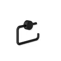 Produktbild: HEWI WC Papierhalter (schwarz matt pulverbeschichtet, Toilettenpapierhalter U-förmig, klappbar, Halterung für Toilettenpapier, Breite 140 mm) 815.21.10160 DC