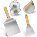 Produktbild: 5-Stück Burger-Set, Grillspachtel Edelstahl, Burger Smasher, Grillwender - Set