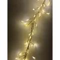 Produktbild: Tropfen Lichterkette 400er LED warmweiß Transformator Weihnachtsbeleuchtung - Weiß