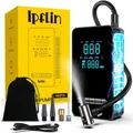 Produktbild: Ipflin Elektrische Luftpumpe, 150 PSI Tragbare Akku Kompressor 12V 5000mAh, W...