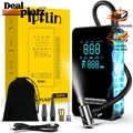 Produktbild: Elektrische Luftpumpe Akku Kompressor 150 PSI 5000mAh LED-Licht Auto-Stopp