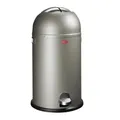 Produktbild: Wesco Mülleimer Kickmaster Abfallsammler Tretabfallsammler Neusilber 33 Liter