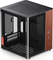 Produktbild: Jonsbo TK-0 PC Gehäuse, Mini-Tower, Mini-ITX, Tempered Glass, Holz - schwarz
