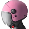 Produktbild: Motorrad Helm XS - GMS Gelato Erdbeer - Jethelm mit Sonnenblende und Visier