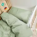 Produktbild: Laleni Baumwoll-Kinderbettwäsche 100x135 cm mit Kissenbezug 40x60 cm - Oeko-TEX Zertifiziert, Sommergrün