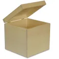 Produktbild: Creative Deco Quadratische Aufbewahrungsbox mit Deckel | 16x16x16 cm (+/- 1 cm)