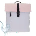 Produktbild: Elephant Rucksack Damen Takskal Fashion small Damenrucksack Mini Tablet PC Tasche Handtasche Plane Geheimfach Frauen Medium 12820 + Schlüsseletui (grey/rose (grau - altrosa))