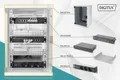 Produktbild: DIGITUS DN10SET2 - 10'' Wandgehäuse, 9HE, 300mm Tiefe, grau, Set