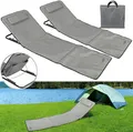 Produktbild: NEU 2er Set Strandliege faltbar verstellbare Rückenlehne für Camping Strand Zelt