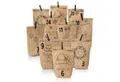 Produktbild: Nordstern befüllbarer Adventskalender Set mit 24 Tüten, Mini Klammern und Zahlen Aufklebern, zum Basteln für Kinder, Frau und Mann