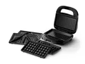 Produktbild: PHILIPS HD2350/80 5000 Series Sandwichmaker Schwarz/Silber