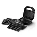 Produktbild: Sandwichmaker Schwarz Waffeleisen Toaster 750W 3-in-1 - Philips HD2350/80