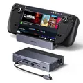 Produktbild: UGREEN Steam Deck Dock mit HDMI 4K@120Hz, Verstellbares Docking Station mit 5Gbps USB A & USB C 3.0, 100W PD-Ladung, 1Gbps Ethernet, Kompatibel mit Steam Deck, OLED, ROG Xbox Ally, Legion go, MSI Claw