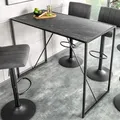Produktbild: riess-ambiente Bartisch SLIM LINE 120cm graphite Marmor Tresentisch - Schwarz