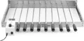 Produktbild: BBQ-Toro Edelstahl Grillaufsatz | 10 Spieße 58 x 26-40 cm, Motor links