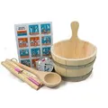 Produktbild: Karibu Zubehör-Set Sauna Classic 6-teilig (3,)