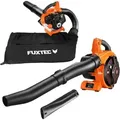 Produktbild: Benzin Laubsauger 4in1 Fx-lbs126 2-takt Laubbläser & Laubhäcksler Inkl. 2blasrohre & 45l Fangsack – Getestet Oberklasse 1,4 – Blasgeschwindigkeit 71 M/s - Fuxtec