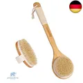 Produktbild: Jayzuum 2er Set Rückenbürste, Trockenbürste, Badebürste mit langem Stiel, Kör